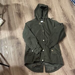 Time and Tru Dark Green Utility Jacket